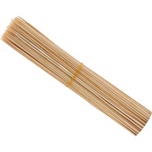 Surjion 100X Bambu Şişler Sopa Portatif Barbekü Sokakları Kamp Et Için 35CM (Yurt Dışından)