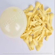 Best Parti Makaron 6 Inç Sarı Balon 50 Adet