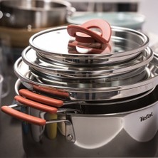 Tefal Optıspace 6 Prç Çelik Tencere Seti -2100115981