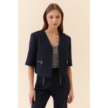 ROMAN Kısa Kollu Ceket Lacivert Y2316033_015