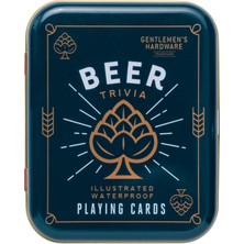 Gentlemen's Hardware Bira Oyun Kağıdı-Beer Waterproof Playıng Cards