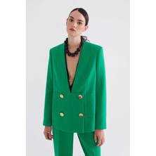 ROMAN Gold Düğmeli Ceket Yeşil K2336003_012