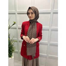 Aker Elegance Monogram Şal 1090100