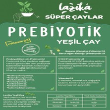 Lazika Prebiyotik Piramit Poşet Yeşil Çay 3 x 18 Poşet
