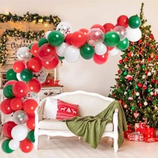 Meri Parti Yılbaşı Yeni Yıl Balon Zincir Seti 5 Metre New Year Yılbaşı Balon