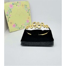 Eke Butik Çelik Roma Taşlı Kelepçe Mıknatıslı