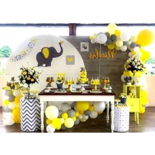 Meri Parti Yaz Partisi Konseptleri 100 Adet Metalik Balon ve Balon Zinciri Parti Doğum Günü