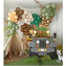 Meri Parti Orman Temalı Balon Konsepti Balon Zinciri