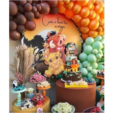 Meri Parti Aslan Kral Temalı Balon ve Balon Zincir