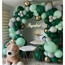 Meri Parti Pastel Balon Krom Balon Konsept Balon ve  Zincir