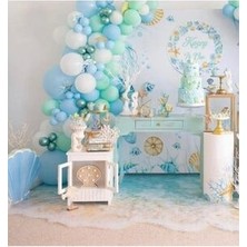 Meri Parti Krom ve Pastel Tonlarda Balon Konsept Zincir