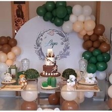 Meri Parti 100 Adet Pastel Balon Konsept Zincir