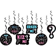 Meri Parti 6'lı Cinsiyet Belirleme Partisi Tavan Süsü