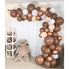 Meri Parti  Krom Gold Karamel Somon Beyaz Renklerde Balon Balon Zincir