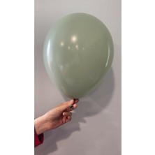 Meri Parti 20 Adet Küf Yeşili Pastel Balon