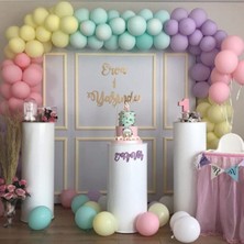 Meri Parti Unicorn Makaron Balonlar Balon Zincir  Aparatı Seti Doğum Günü Balon Zinciri Seti