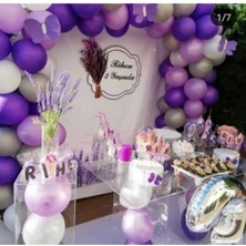 Meri Parti Konsept Doğum Günü Balon ve Balon Zinciri Parti Süslemeleri