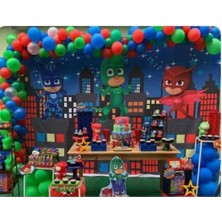 Deniz Parti Süsleri Pj Maskeliler Konsept Balon ve Zincir Set