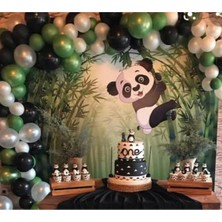 Meri Parti  Panda Konsept Balon ve Balon Zinciri