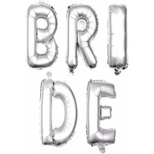 Meri Parti Gümüş Renk Bride Yazısı 75 cm Bride Gümüş