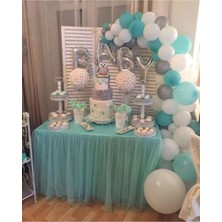 Meri Parti Hastane Odası Konsept Balon Bebek Balon Zinciri Metalik Balon Dekorasyon Zincir