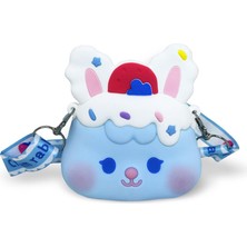 Ogi Mogi Toys Silikon Mavi Tavşan Omuz Çantası