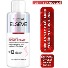 Elseve Bond Repair Tüm Yıpranmalar Için Saç Bağlarını Yeniden Oluşturan Şampuan Öncesi Kurtarıcı Bakım 200Ml