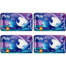 Moly Bel Bantlı Hasta Bezi Medium 120'Lı