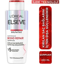 Elseve Bond Repair Tüm Yıpranmalar Için Saç Bağlarını Güçlendirici Şampuan 200ml