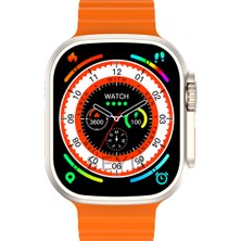 Seyu Watch Watch Ultra Wear Plus Turuncu Iphone ve Android Tüm Telefonlara Uyumlu W68+ Akıllı Saat