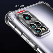 Smcase Xiaomi 12T Pro Kılıf Antishock Kamera Korumalı Silikon Şeffaf