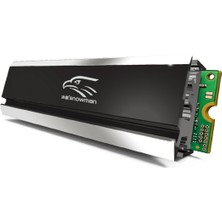 Snowman Heat Pipe M.2 2280 SSD Bakır + Alüminyum Nvme Ngff M2 Soğutucu