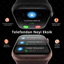 Seyu Watch Watch 9 Pro  Siyah Iphone ve Android Tüm Telefonlara Uyumlu Akıllı Saat