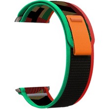 Gpack Apple Watch 4 5 38MM Kordon Çift Renkli Naylon Ayarlanabilir Sc3 Karışık Renk