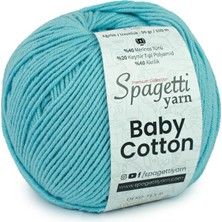Spagetti Yarn Baby Cotton Açık Mint El Örgü Ipliği