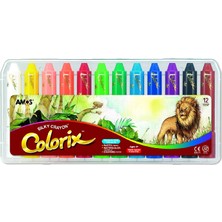 Amos Colorix Üçü Birarada Boya Plastik Kutu 12’Li Crx5Pc12