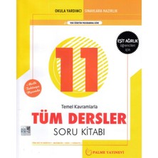 Palme Yayıncılık 11. Sınıf Eşit Ağırlık Tüm Dersler Soru Bankası