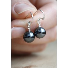 Tesbih Atölyesi Terahertz Taşı Küpe (Titreşim Taşı)