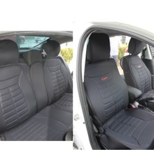 Kepmorpho Audi A3 Serisi Lüx Oto Koltuk Minderi Ön Arka 5'li Set 5star Serisi Siyah