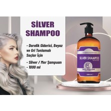 My Color Mycolor Style&more 1000 ml Silver Mor Mavi Şampuan Gri Platin ve Beyaz Saçlar Için