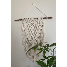 Floral Macrame Design Makrome Duvar Dekoru