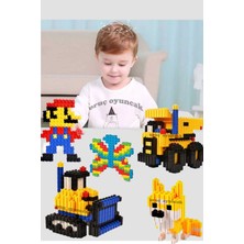 Tiktak Bloklar 300 Parça 6 Renk Eğitici ve Çıt Çıt Oyuncak Eğitici Tik Tak Bloklar LEGO Tiktak