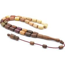 Murty99 Usta Işi Sistemli Kapsül Kesim 17 Farklı Karışık Karma Ağaç Tesbih