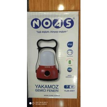 Noas LED Şarjlı Düğmeli Gemici Feneri Dimlenebilir 7W