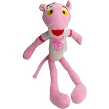 PopŞeker Peluş Pembe Panter Giysili Sevimli Pembe Panter Peluş 45CM.