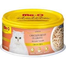 Me-O Delite Tahılsız Sos Içinde Tavuk Etli Yetişkin Kedi Konservesi 80 gr - Farmapets