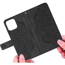 Cool-M Samsung Galaxy A34 5g Baskılı Mandala Çiçek Telefon Flip Cüzdan Kılıfı Stand Pu Deri Anti-Sracratch Cep Telefonu Kapağı (Yurt Dışından)