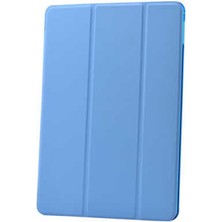 HEPTEKİLETİŞİM Apple Ipad 6. Nesil 9.7" Kılıf Arkası Silikon Pu Deri 360 Koruma A1893 A1954 (Sc.)