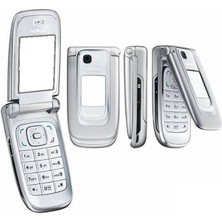 OEM Nokia 6131 Full Kasa Kapak Tuş Takımı Nokia 6131 Uyumlu Siyah Renk Orta Kasa Ön Kapak Arka Kapak