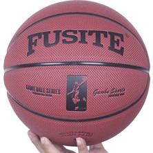 Fusite Basketbol Topu Eğitimi Basketbol No. 7 Çimento Zemin Kişilik Yakışıklı Aşınmaya Dayanıklı Pirinç Tanesi Basketbol (Yurt Dışından)